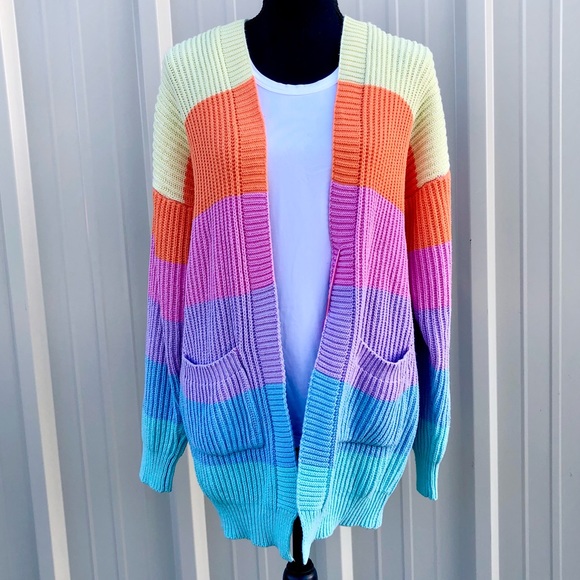 Sugar Thrillz Rainbow Cardigan 